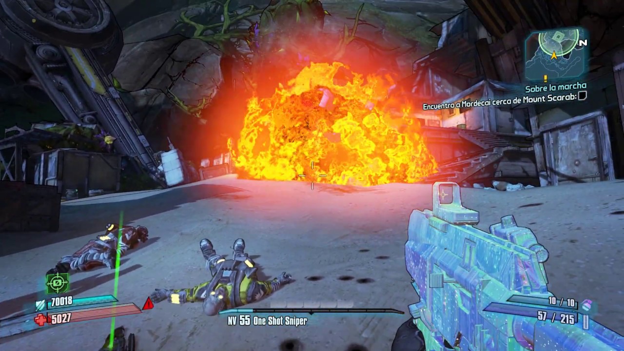 BORDERLANDS 2 RAINBOW WEAPON!!! - (Found a Rainbow rarity) - YouTube