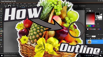 How To Outline In PaintShop Pro│MYTS