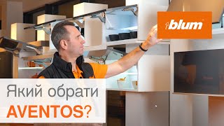 Який AVENTOS обрати? Огляд підіймальних механізмів | Blum Ukraine