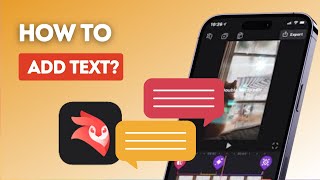 How to add text to the video on Videoleap