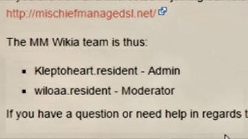 MM - Setting up your Wikia Page