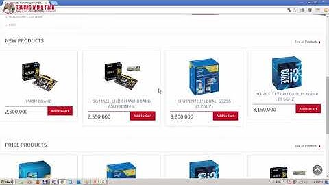ASP.NET WEBFORM (Lesson65) - USER - Thêm Sản Phẩm Vào Giỏ Hàng | TRUONGMINHTUAN