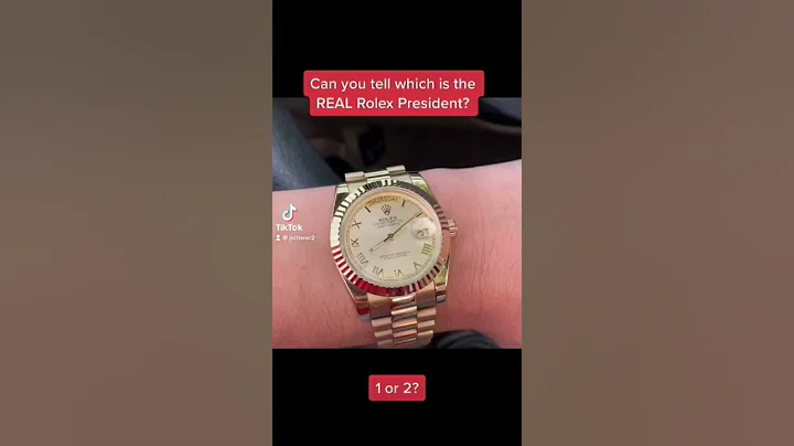 Real Vs Fake Rolex President Comparison - DayDayNews