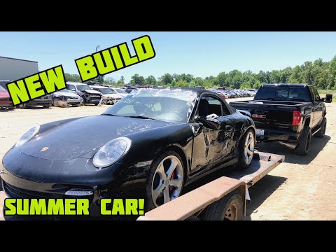 bought wrecked porsche