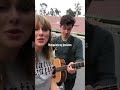 Taylor Swift covers Shawn Mendes song there nothing holding me back in front of Shawn tiktok mendes