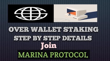 Over wallet New update .how to staking rewards .step by step details..don