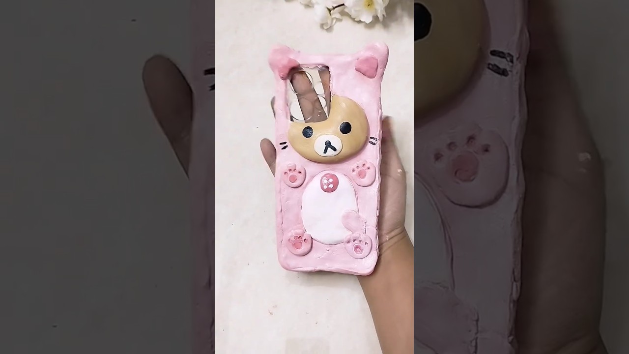 DIY cat phone cover making 