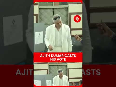 Ajith Kumar Casts Vote in Thiruvanmiyur During TN Elections 2026