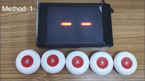 Wireless Calling System Customers Patient Pager System for Restaurant Clinic Nursing Home Caregiver