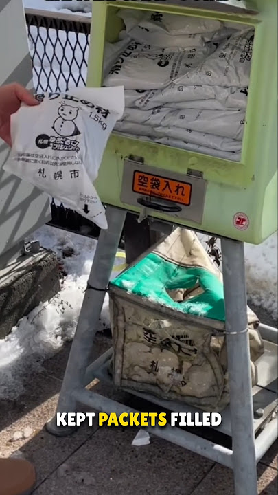 Solution of Slipperiness of Snow in Japan 🤯