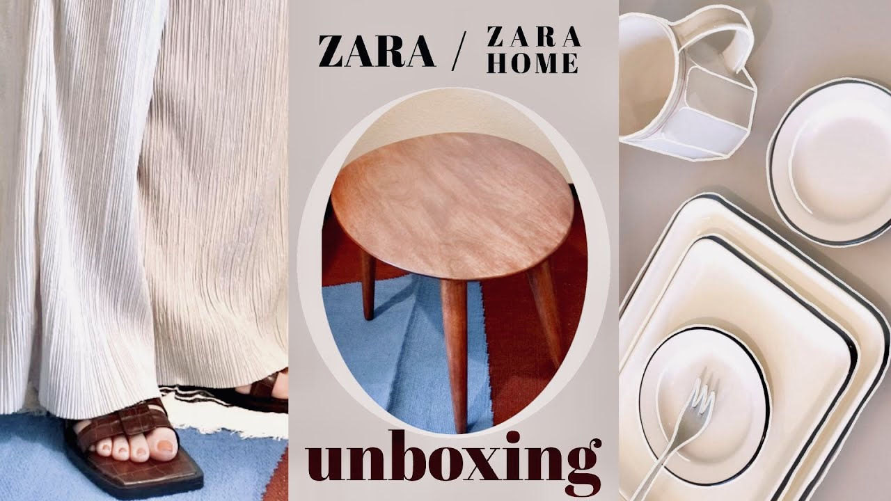 ENG) 자라&자라홈 썸머세일 함께 언박싱해요 ZARA & ZARA HOME SUMMER SALE 2022 🛍 Unboxing & Haul YouTube