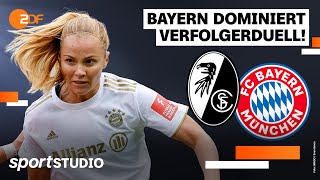 SC Freiburg - FC Bayern München Highlights | Frauen-Bundesliga, 7. Spieltag 2022/23 | sportstudio