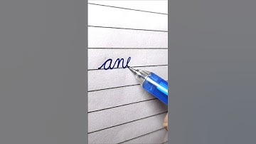 Animal in cursive writing #shorts #calligraphy