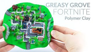 Greasy Grove (Fortnite Battle Royale) – Polymer Clay Tutorial