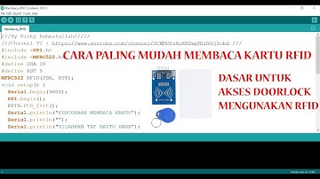 Tutorial Arduino - RFID MFRC522 Cara Paling Mudah Membaca Kartu RFID