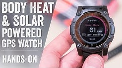 Matrix PowerWatch 2: A Body Heat & Solar Powered GPS Watch