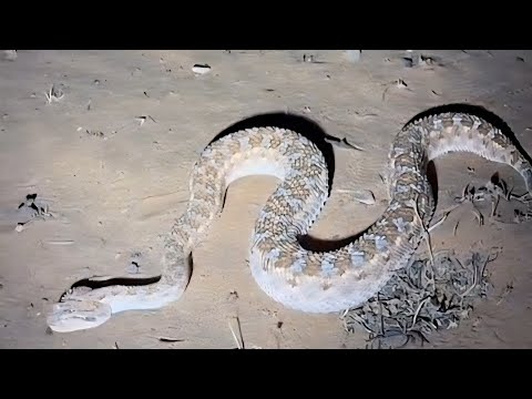 افعى ام جنيب الأفعى المقرنة التغطيه ثعبان داب