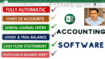 How to Automate l Ledger Trial Balance Income statement Balance sheet automatic Accounting software