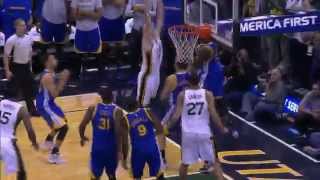 Rodney hood misses game-winner | warriors vs jazz | 11.30.2015
