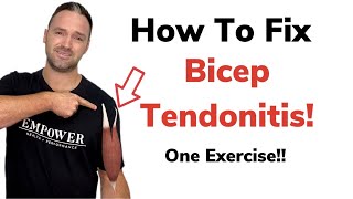 How to fix BICEP TENDONITIS
