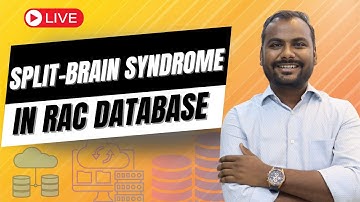 [Hindi Live] What is split-brain syndrome in RAC database? | How to solve split-brain problem?
