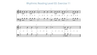 Rhythmic Reading Level Three : Exercise 11
