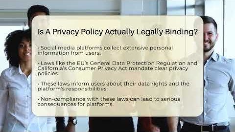 Is A Privacy Policy Actually Legally Binding? - Everyday-Networking