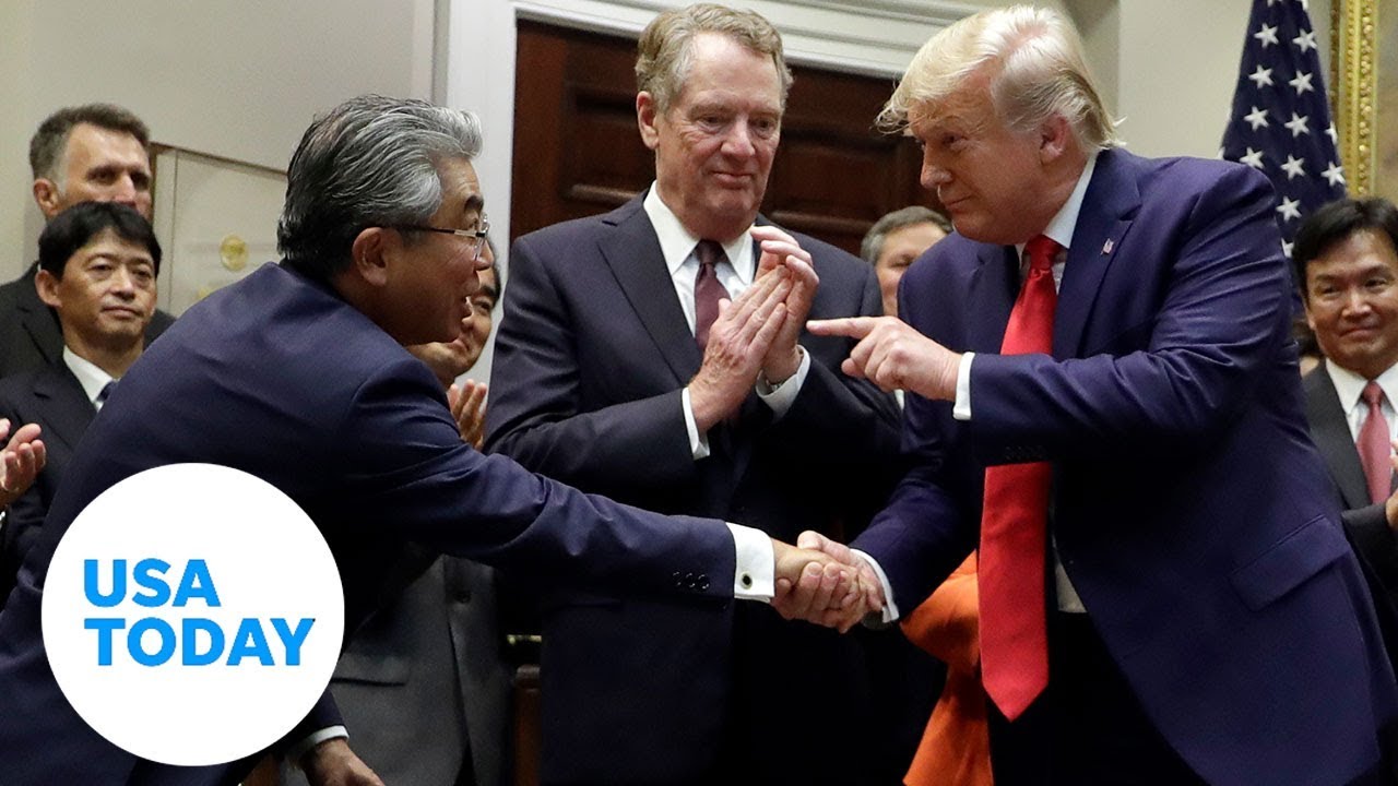 President Trump signs US-Japan Trade Agreements in D.C. (LIVE) | USA TODAY