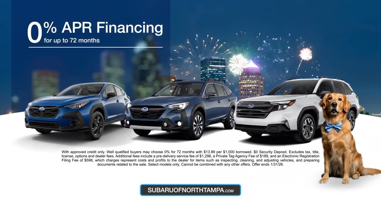 Rev in the new year with Subaru of North Tampa