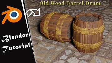 3D Modeling Mastery Starts with This ONE Simple Wooden Barrel Drum in blender Tutorial