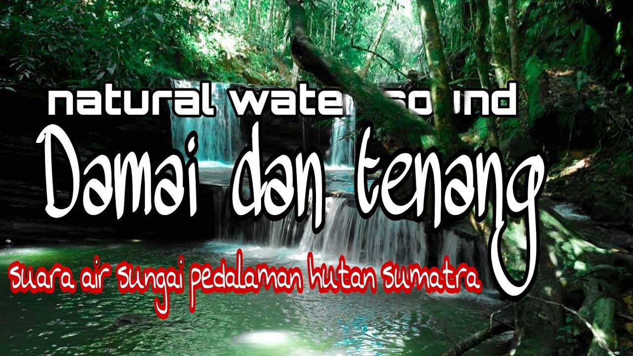 5 jam suara air sungai Mengalir untuk rileks dan terapi tidur