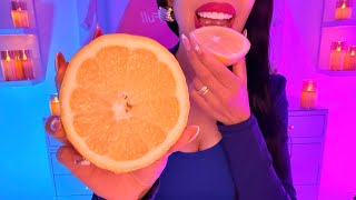 ASMR🍋C0MIENDO LIMÓN GIGANTE🍋