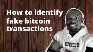 How to identify fake bitcoin(Flash BTC) transaction as a crypto trader from scammers screenshot 3