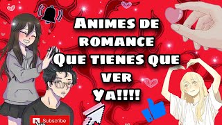 5 Animes de romance (shojo) que debes ver ahora 🖤 Top anime 🖤 Recomendaciones