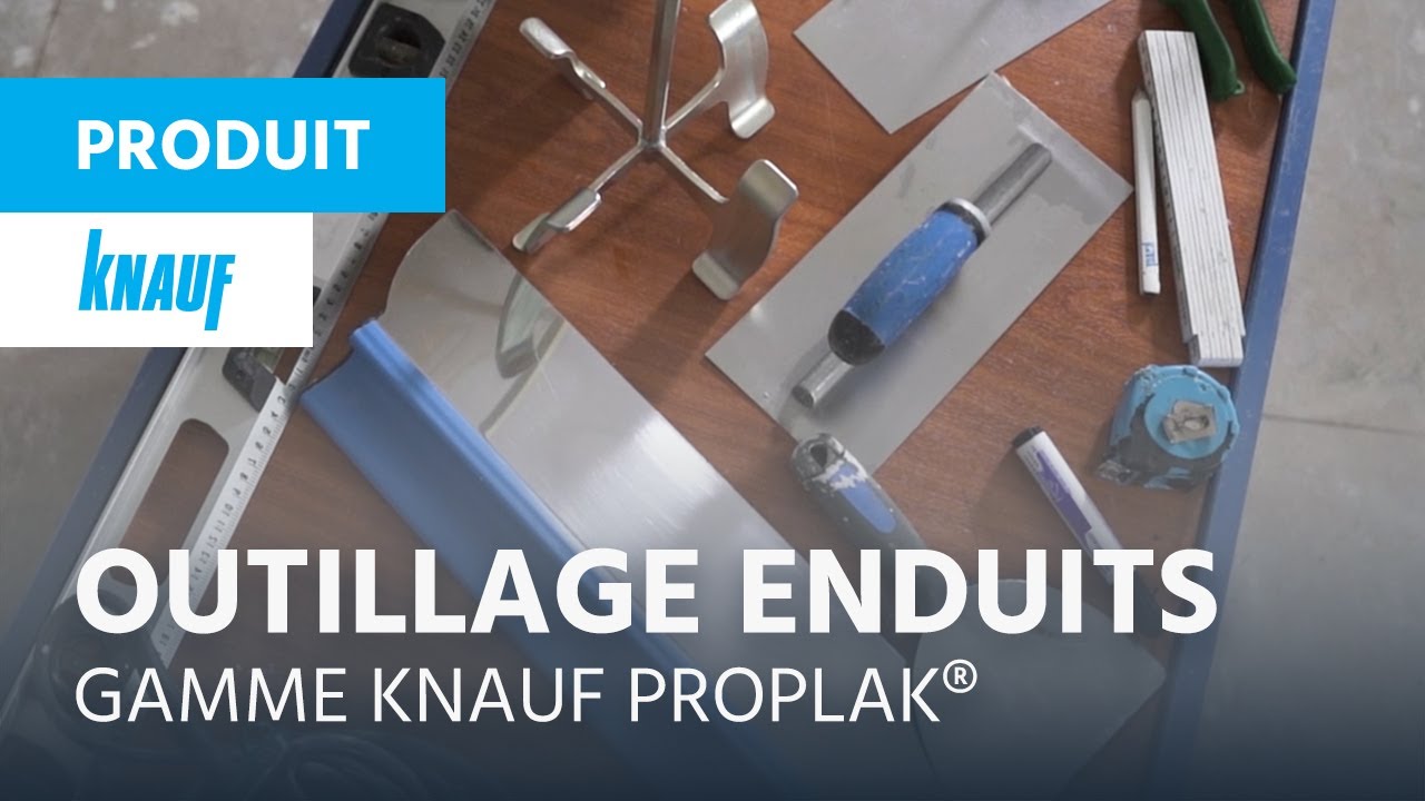 Tous les outils de mise en œuvre pour enduits ►Knauf Proplak®
