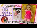 Always Dolls: It&#39;s So Easy Sewing Collab with Dolls Rescued