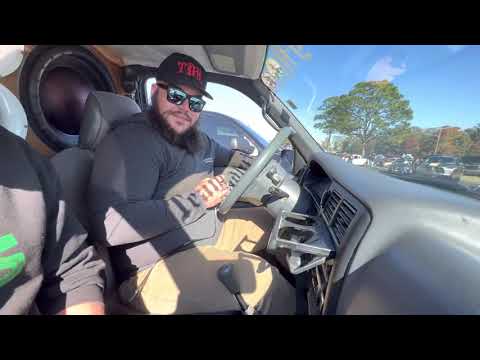4 DD 15’s getting my attention on those high notes in this Toyota truck!