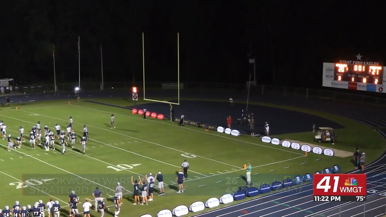 THE END ZONE HIGHLIGHTS Stratford Brookwood YouTube