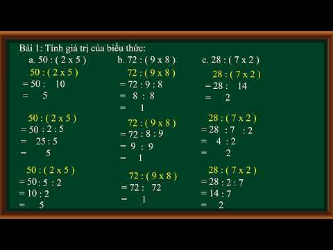 Lớp 4 - Tuần 14 - Toán - Tiết 69 - Chia một số cho một tích