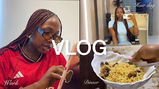 Lagos Living Vlog: unboxing temu order, hair day, new wig, a day at the office