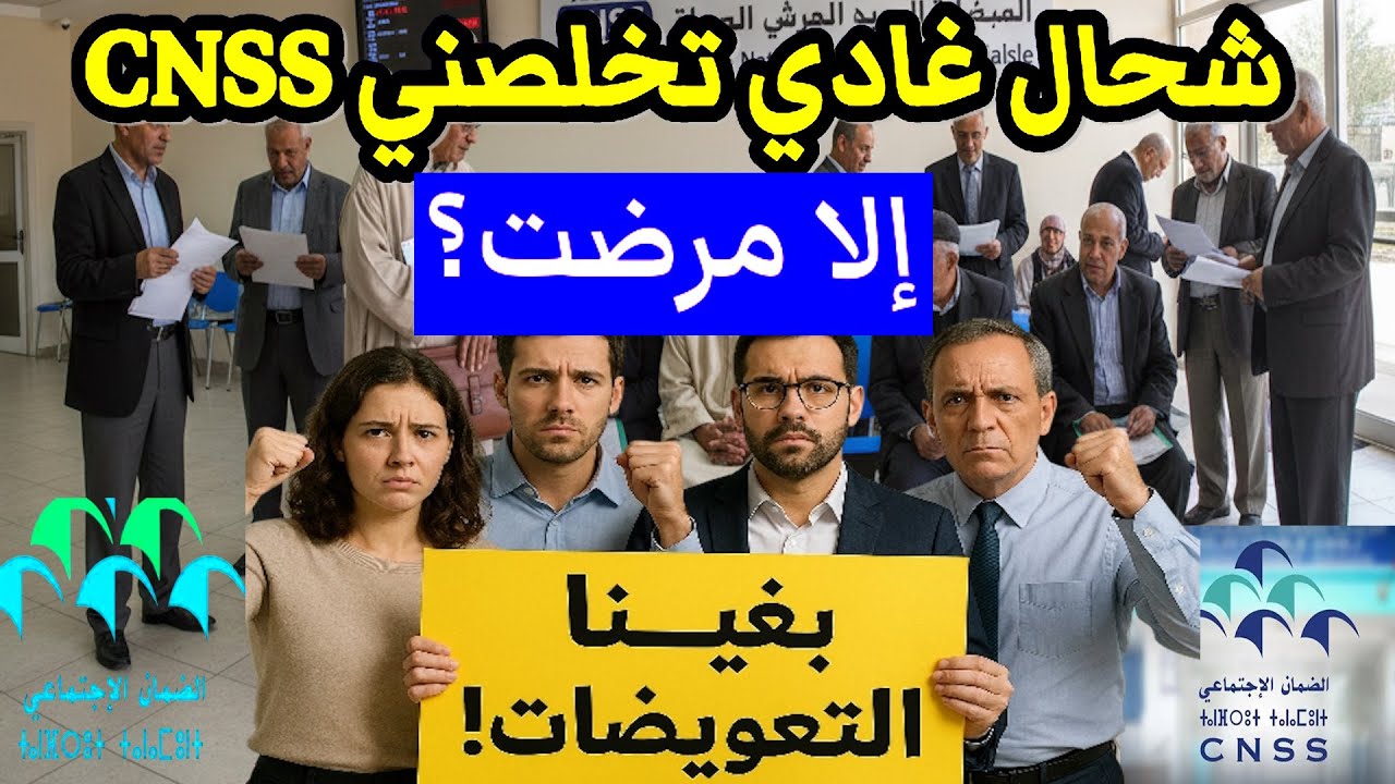 التعويضات اليومية عن المرض من CNSS: شروط الاستفادة ، طريقة حساب مبلغ التعويض ، والوثائق المطلوبة