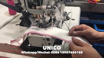 Cylinder Bed Interlock Sewing Machine, Model UN600D-33AC/FT/RP/UT