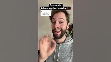 Dyscalculia 🔢 Timetables 🧮