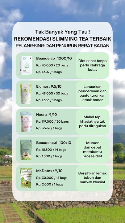 Rekomendasi Sliming Tea Terbaik⁉️ #fypシ #fypp #fypage #fypシ゚viral  #diet #rekomendasi