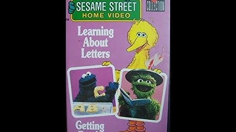 Sesame Street - Learning About Letters & Getting Ready To Read 1999 UK VHS
