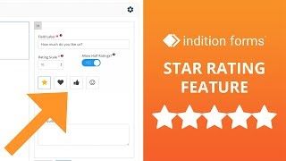 How to add a Star Rating feature in your form in Indition Forms