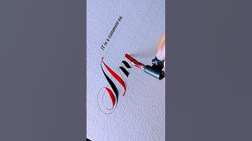 Calligraphy handwriting ✍️ cursive letter ✒️#calligraphy #english #writer #shorts #trending #viral