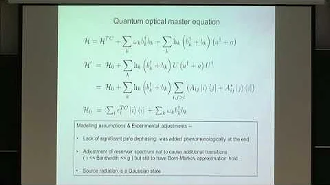 Eran Ginossar | Coherent and Dissipative Qubit-Cavity Dynamics in the Presence of Propaga...