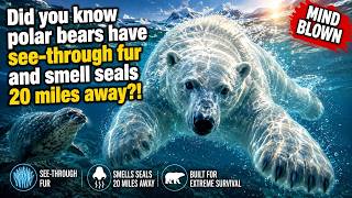 Polar bear facts that sound fake but are 100% true #wildlife #animals #trending