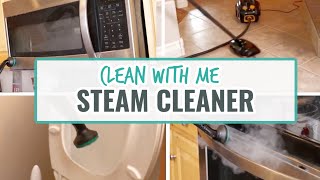 CLEAN WITH ME | MCCULLOCH STEAM CLEANER | SEE IT IN ACTION!